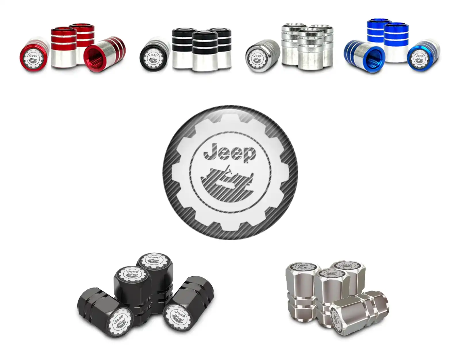 Jeep Cappelli valvola Bici Design Sport Racing 